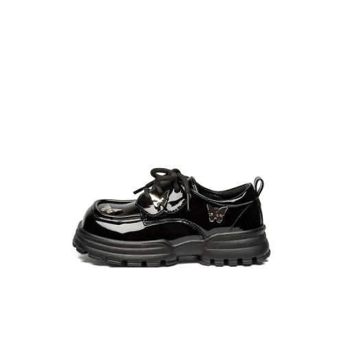 KidsSHOUBA Детская кожаная обувь с низким верхом для детей