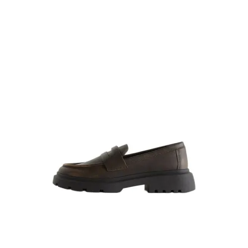 ZARA Детская кожаная обувь Low Top Коричневый Kids