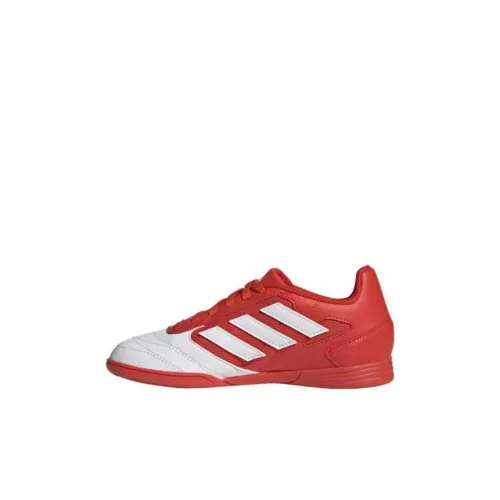 Adidas SUPER SALA 2 Противоскользящие Устойчивые к истиранию Детские футбольные бутсы Красный Детский