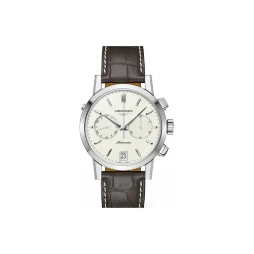 LONGINES Автоматический Механический Механизм Мужские Часы Elegant Collection 42 мм Бежевые