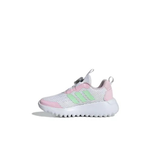 Adidas ActiveFlex BOA 3,0 BOA 3 Амортизация Износостойкий Низкий Топ Детские Беговые Кроссовки Белый Розовый Желтый Детский