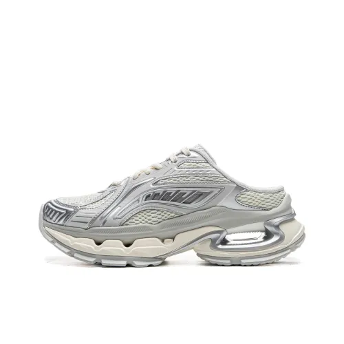 LINING Домашние тапочки Женские Серый Бежевый Серебряный