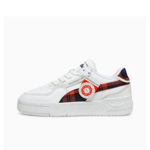 PUMA Porsche Legacy Low Топ Скейтборд Кроссовки Унисекс Белый Красный