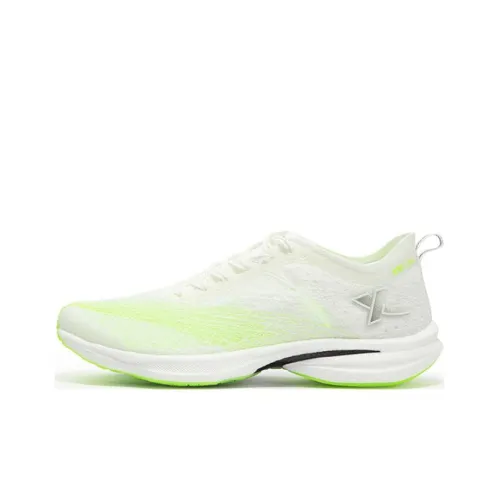 Xtep 100 2,0 Pro Low Топ Детские беговые кроссовки Белый Желтый Подростки