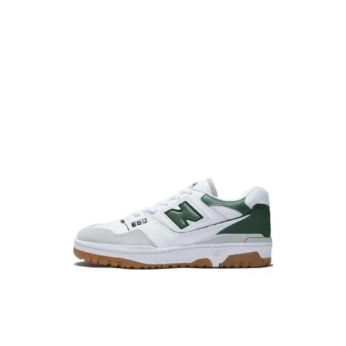 New Balance NB 550 Low Топ Детский Скейтбординг Серый Зеленый Детский