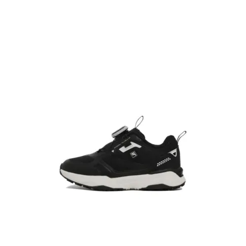 FILA KIDS PRIMUS Противоскользящая Устойчивая к истиранию Низкий Топ Обувь для малышей Черный Для новорожденных и малышей
