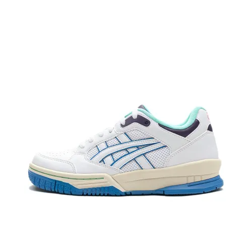 Asics Гель Spotlyte Low Топ Детские Баскетбольные Кроссовки Белый Синий