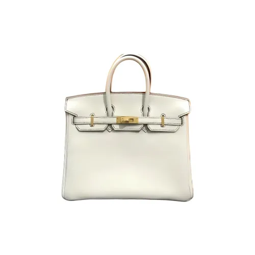 HERMES Birkin Коровья кожа Togo Сумка Birkin Сумка Женская 10 Craie Milkshake Белый