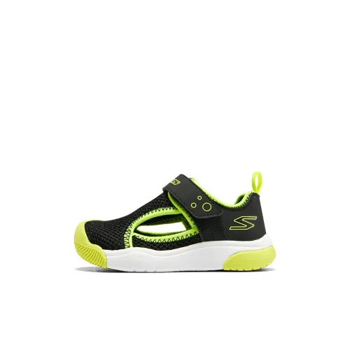 Skechers Kids Сандалии Черный/Лимон Для Детского Садика