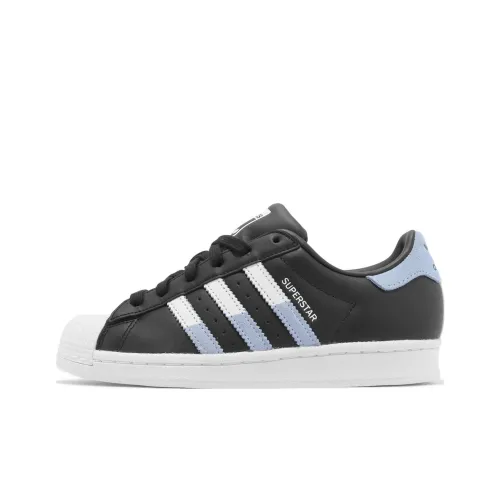 Adidas Originals Superstar J Anti Slip противоскользящие низкие топы для детей для скейтбординга черные для подростков