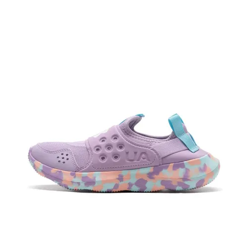 Under Armour Низкий Топ Детская Беговая Обувь Фиолетовая Подростки