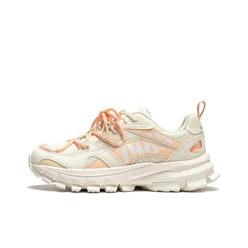 LINING YOUNG Sports Life Collection Низкий Топ KIDS Lifestyle Shoes Кремово-белый Подростки