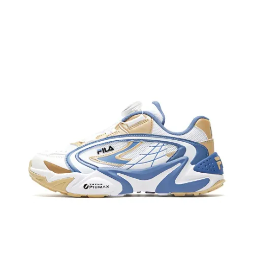 FILA KIDS SEASHINE Противоскользящие амортизаторы Высокий топ Детская беговая обувь Синий Подростки