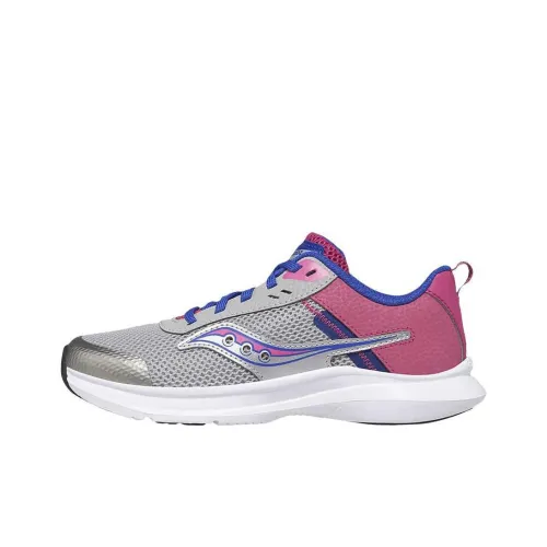 Saucony Axon Pulse 3 Детская беговая обувь Низкий топ Розовый Белый Школьный возраст
