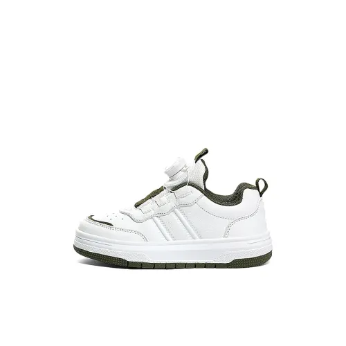 JEEP Белый Кроссовки Низкие Детские Скейтбординги Белый Зеленый Детский