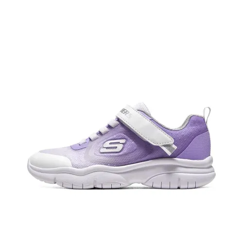 Беговые кроссовки Skechers Kids Low Top Белый Фиолетовый для школьников