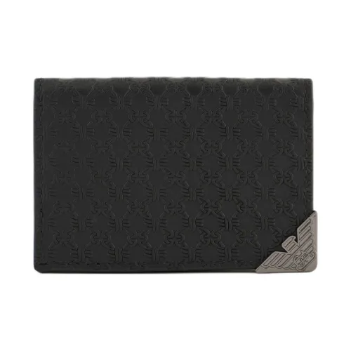 EMPORIO ARMANI Кошелек из коровьей кожи Мужской Черный