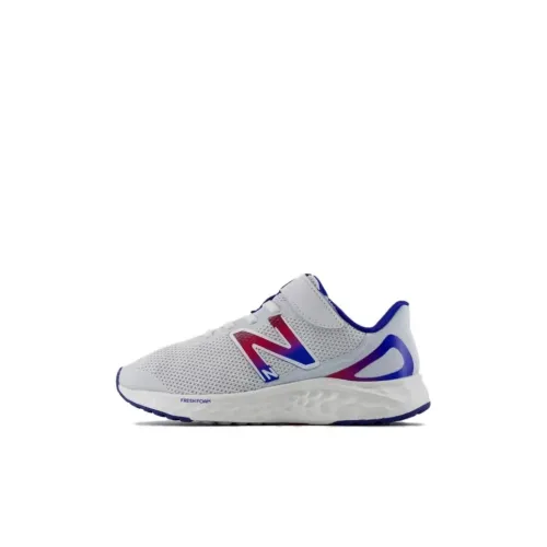 New Balance NB Свежий Foam Arishi V4 Детские Беговые Кроссовки Низкий Топ Белый Для Детей дошкольного возраста