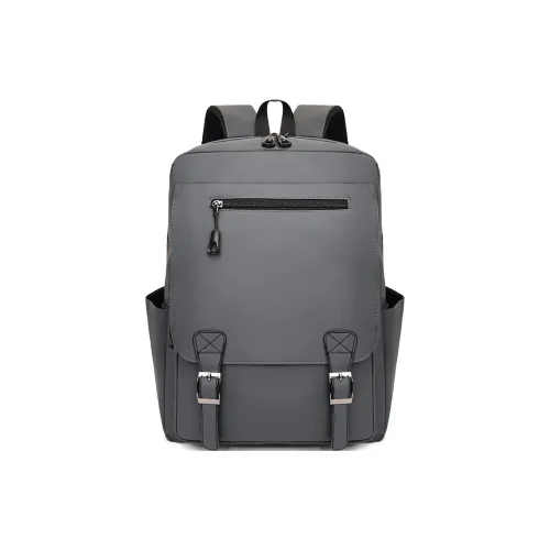 MingLu Oxford Рюкзак Стандартный Мужской Черный Серый