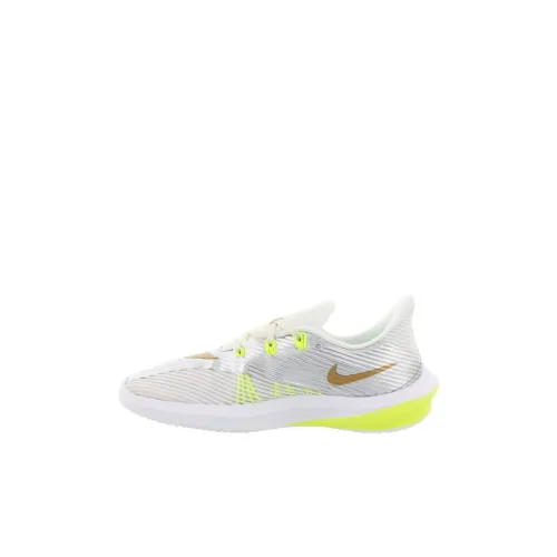 Nike Future Speed 2 Детские беговые кроссовки Низкий топ Серый Зеленый Kids