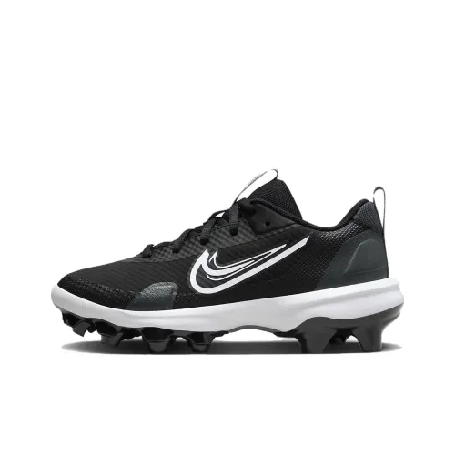 Nike Force Trout 9 Slip-Resistant Abrasion-Resistant Детские Тренировочные Кроссовки Черные Подростки