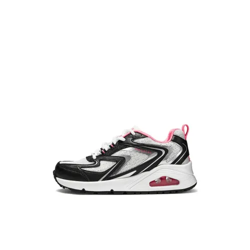 Skechers Амортизация Устойчивый к истиранию Дышащий Низкий Верх Детские Лайфстайл Обувь Черный Детский