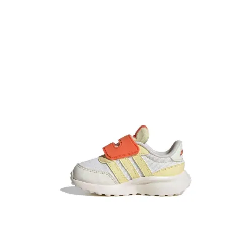 Adidas Neo Run 70S PEMS LOU CNY Slip-resistant Low Top Обувь для малышей Желтый Белый Infant And Toddler