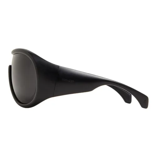 Moncler Воздействие Литья Пластик Нерегулярная форма Солнцезащитные очки Унисекс Черный