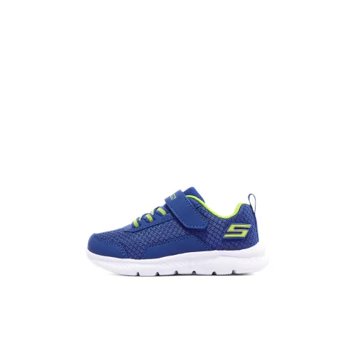 Skechers Comfy Flex 2,0 Дышащая Низкая Обувь для Малышей Синий Новорожденный и Малыш