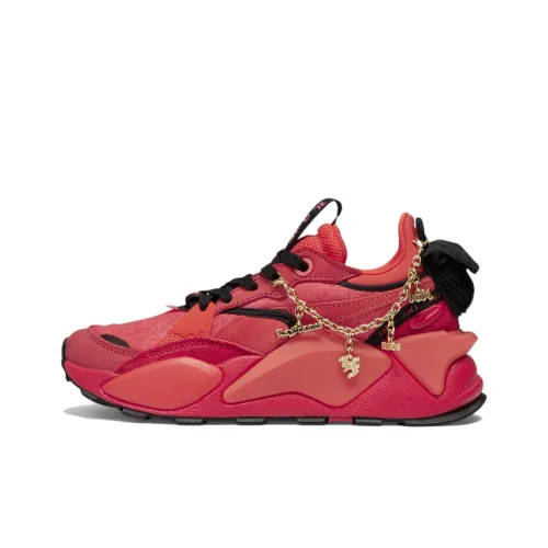 PUMA RS X Детская повседневная обувь Низкий топ Красный Школьный возраст