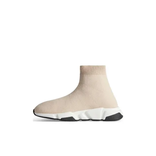 Balenciaga Speed Кроссовки Высокие Детские Лайфстайл Бежевые Для детей 3-7 лет