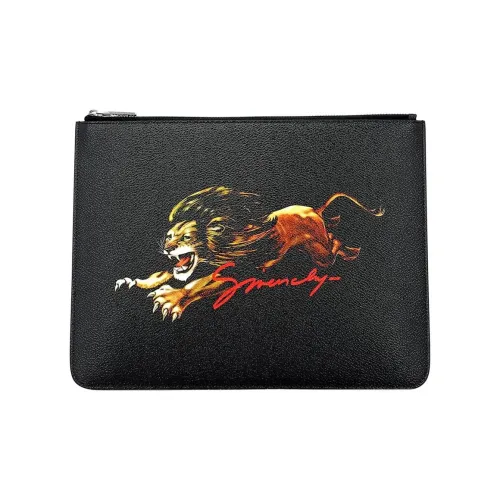 Givenchy Телячья кожа Клатч Мужской Черный