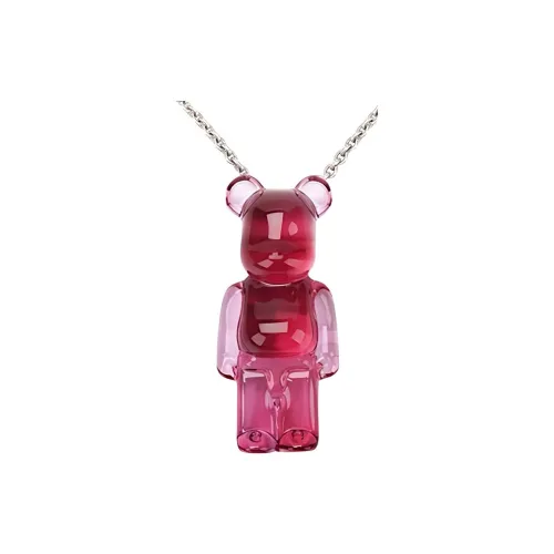 BE@RBRICK x Baccarat Ожерелье Прозрачно-розовый Trend Based Products 3,7 см