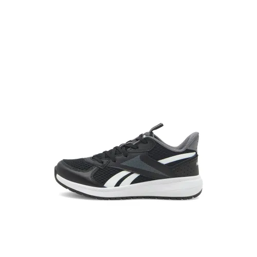 Reebok Road Supreme 4 Амортизация Износостойкий Низкий Топ Детская Беговая Обувь Черный Белый Детский