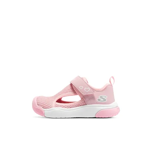 SKECHERS GIRLS Амортизация Детские Сандалии Розовый Детский Возраст 3-7 лет