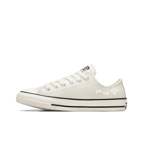 Converse Chuck Taylor All Star Slip Resistant Abrasion Resistant Низкие Кроссовки для скейтбординга Женские Белые