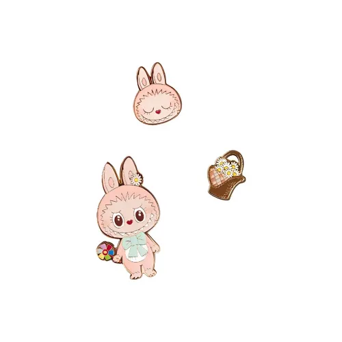 POP MART Коллаборация Edition LABUBU MOKOKO Sweetheart Collection LET'S GO Цветочный дизайн Picking Комбинация Значок Trend Based Products