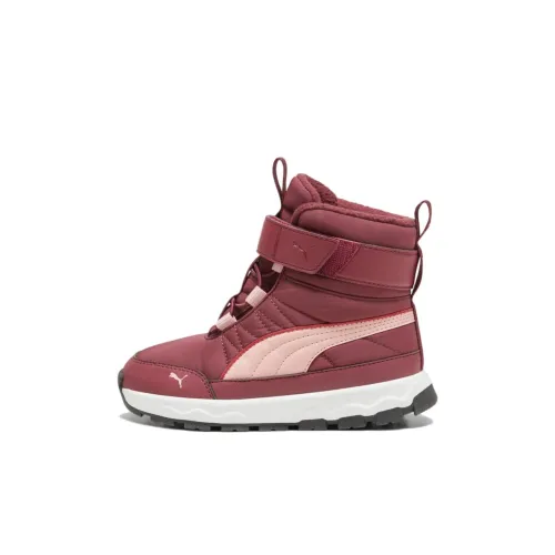 PUMA EVOLVE Детские утепленные сапоги Красный Kids