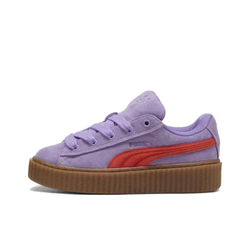 PUMA Rihanna Fenty Детские Скейтбординги Низкий Топ Фуксия Школьный возраст
