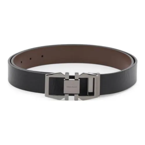 FERRAGAMO Кожаные ремни Мужской Черный