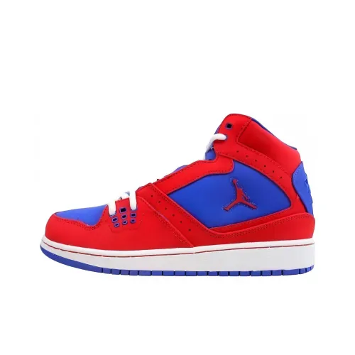 Jordan Air Jordan 1 Pilot GS Противоскользящий Устойчивый к истиранию MID Баскетбольные кроссовки для детей Красный Синий Подростки