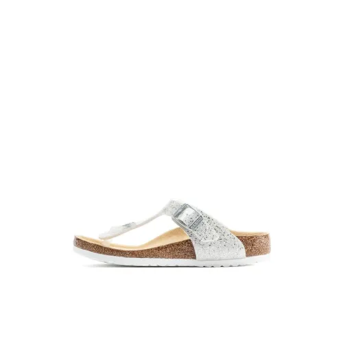 Birkenstock KIDS Шлепанцы Серебристо-белый Стандартный Детский