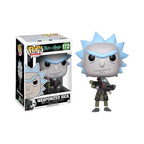 Funko POP! Collection ANIMATION Рик и Морти Рик Оружие EDITION Фигурки в стиле чиби