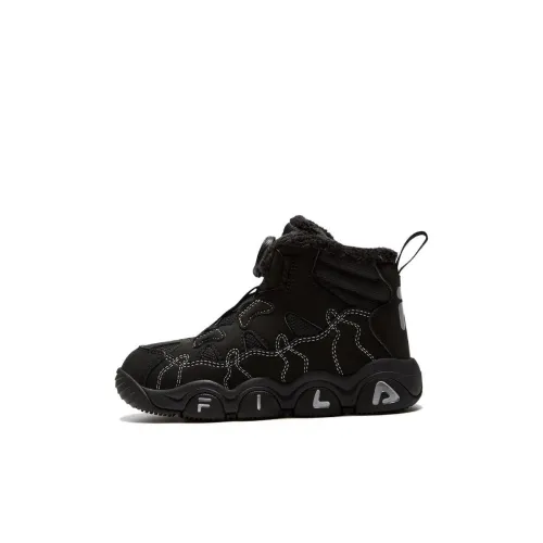 FILA KIDS Jagger Ботинки Anti KICK Теплоизоляционный Высокий Топ Детские Лифтайл Обувь Черный Детский