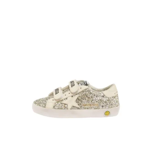Golden Goose Детские Скейтбординги Низкий Топ Серебряный Kids