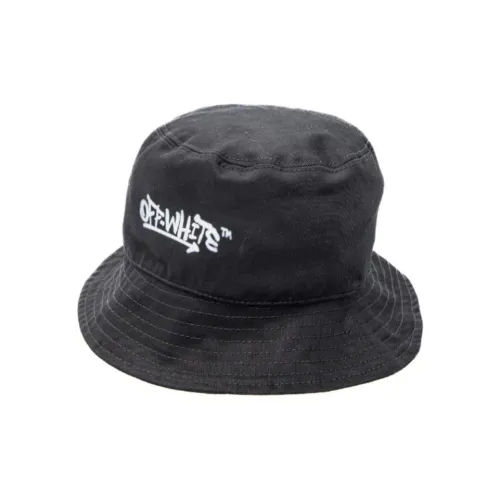 Off Белый Cotton Bucket Hats Kids