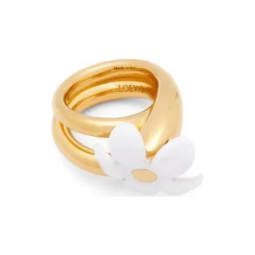 LOEWE Серебряный Эмаль Кольца Женские Золото