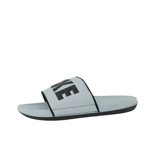 Nike Offcourt Резиновая подошва противоскользящие устойчивые к запахам шлепанцы мужские серый черный