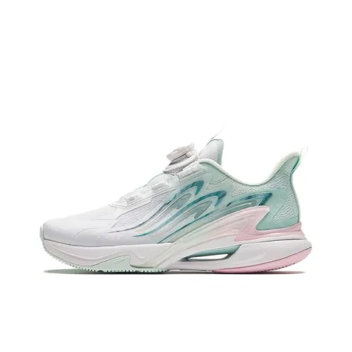 Antakids Slip-resistant Abrasion-resistant Детские беговые кроссовки Белый Зеленый Подростки