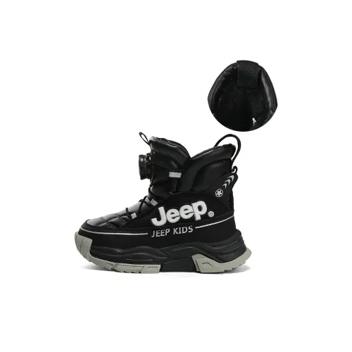 JEEP Детские зимние сапоги Черный Белый Детский